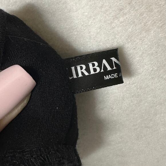 Urban CoCo Women's Black Elastic Waist Bodycon Midi Pencil Skirt - Size L - Picture 3 of 6